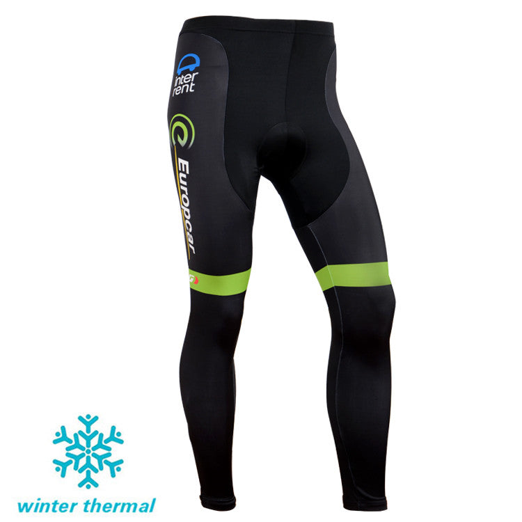 Winter Fleece Long Sleeve Cycling Jersey (Bib) Pants 084