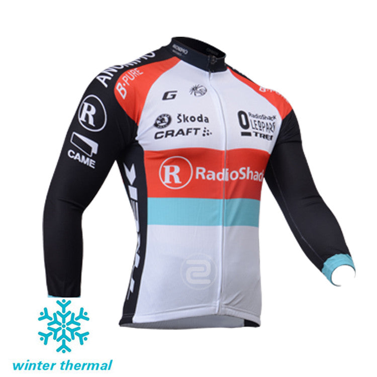 Winter Fleece Long Sleeve Cycling Jersey (Bib) Pants 027