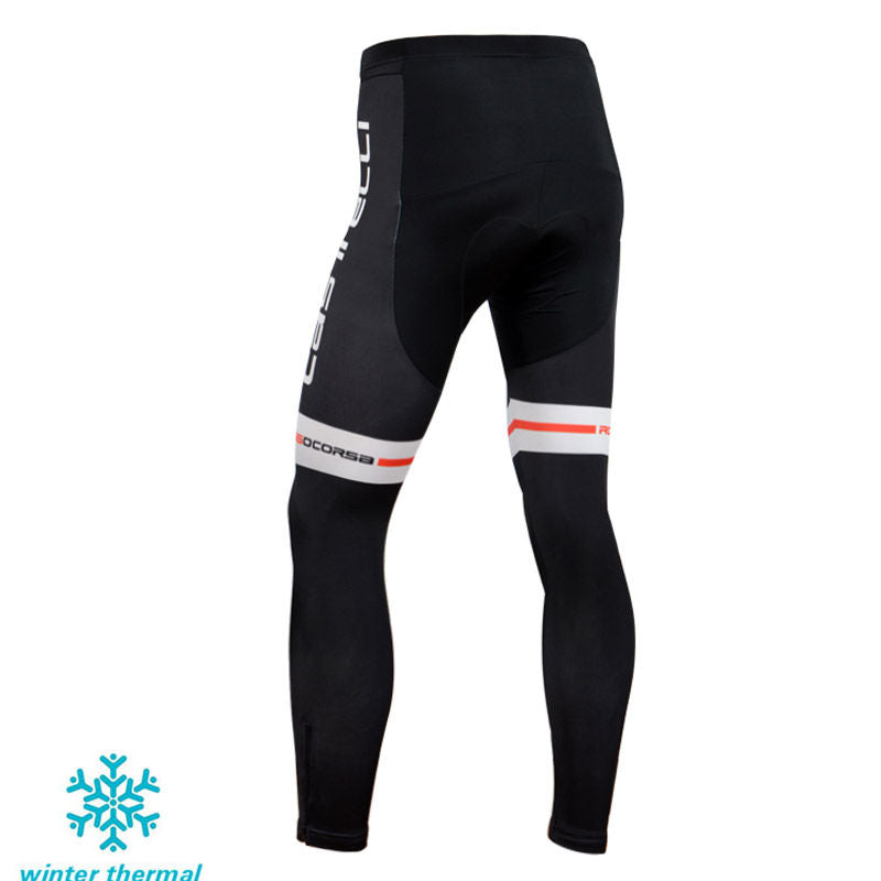 Winter Fleece Long Sleeve Cycling Jersey (Bib) Pants 111