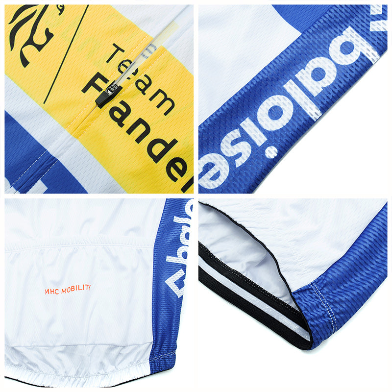 Men's Breathable Short Sleeve Cycling Jersey (Bib) Shorts Baloise003-AC