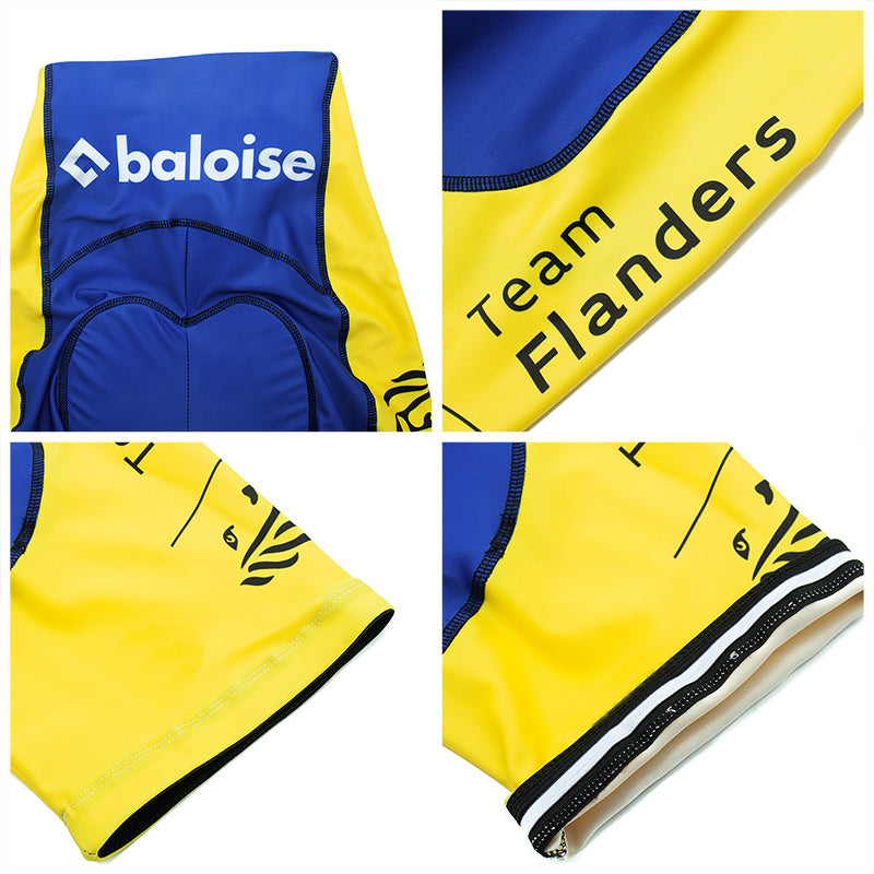 Men's Breathable Short Sleeve Cycling Jersey (Bib) Shorts Baloise003-AC