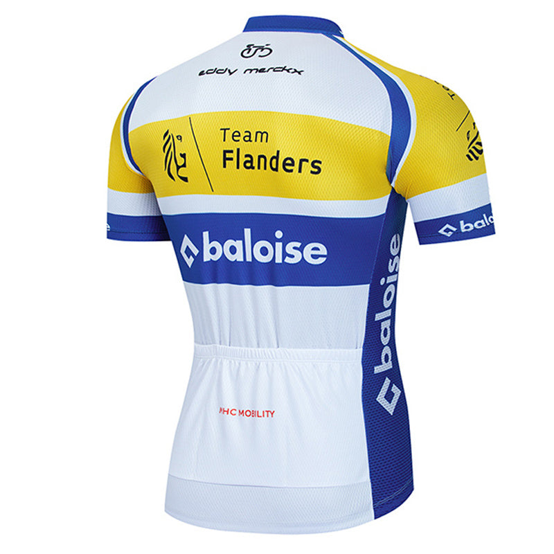 Men's Breathable Short Sleeve Cycling Jersey (Bib) Shorts Baloise003-AC