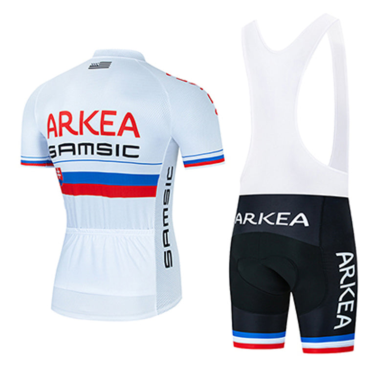 Men's Breathable Short Sleeve Cycling Jersey (Bib) Shorts ARKEA006-AC