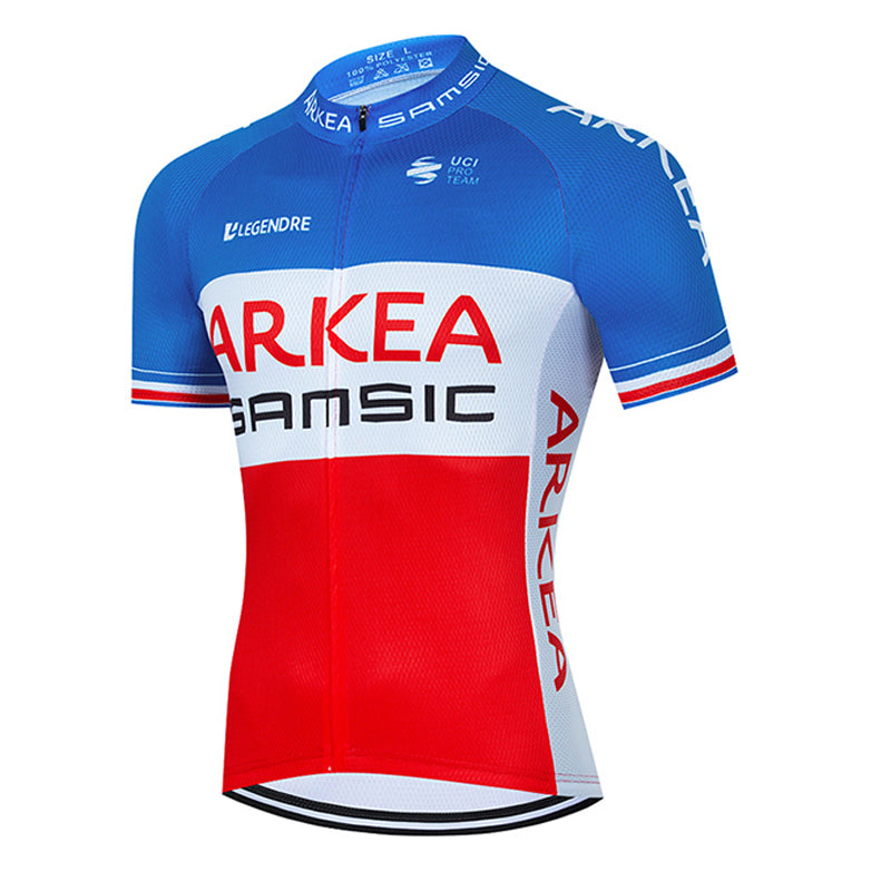 Men's Breathable Short Sleeve Cycling Jersey (Bib) Shorts ARKEA007-AC
