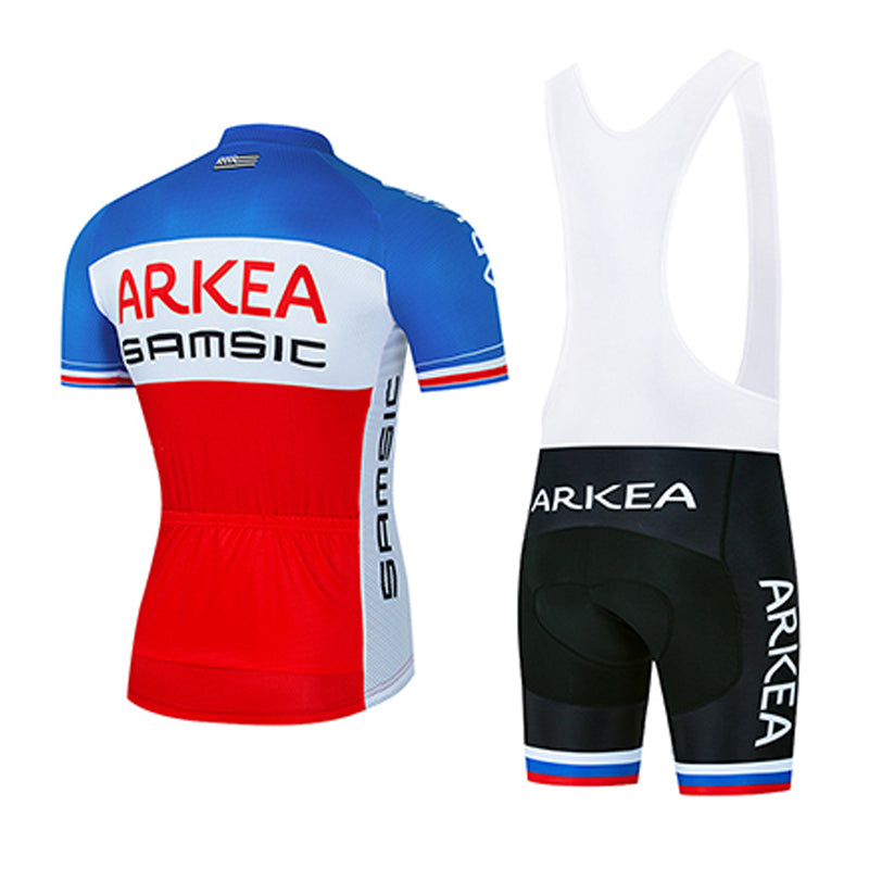 Men's Breathable Short Sleeve Cycling Jersey (Bib) Shorts ARKEA007-AC
