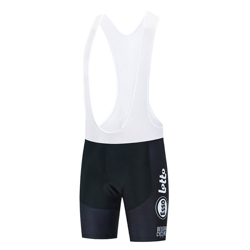 Men's Breathable Short Sleeve Cycling Jersey (Bib) Shorts Belgian001-AC