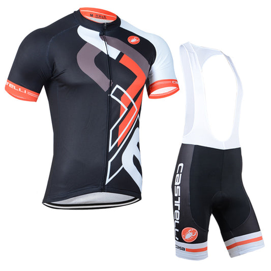 Men's Short Sleeve Cycling Jersey (Bib) Shorts Castelli 143