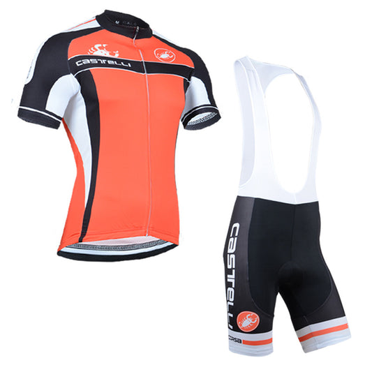 Men's Short Sleeve Cycling Jersey (Bib) Shorts Castelli 114