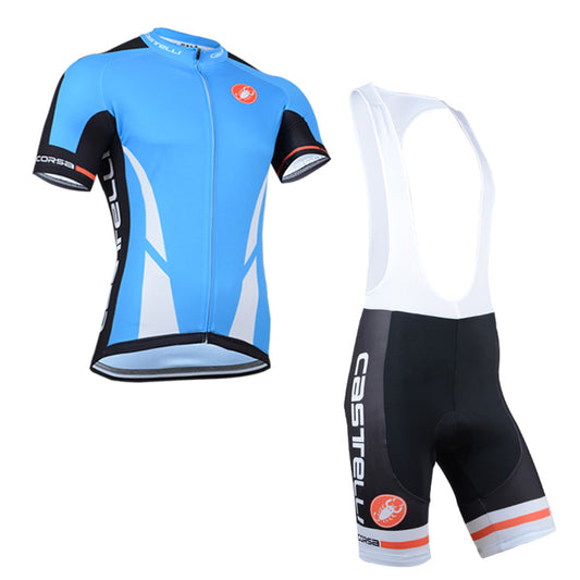 Men's Short Sleeve Cycling Jersey (Bib) Shorts Castelli 090