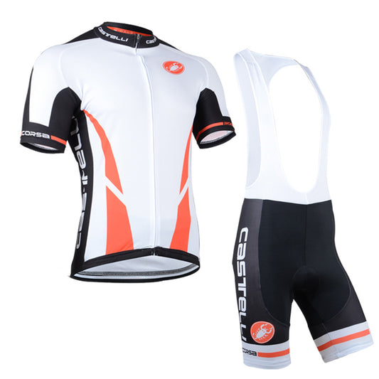 Men's Short Sleeve Cycling Jersey (Bib) Shorts Castelli 089