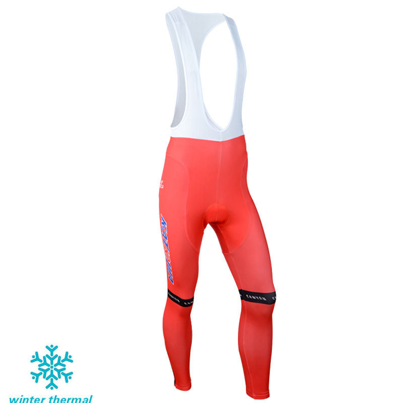 Winter Fleece Long Sleeve Cycling Jersey (Bib) Pants 123