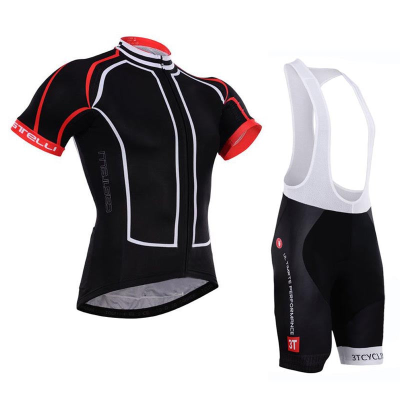 Men's Short Sleeve Cycling Jersey (Bib) Shorts Castelli 245