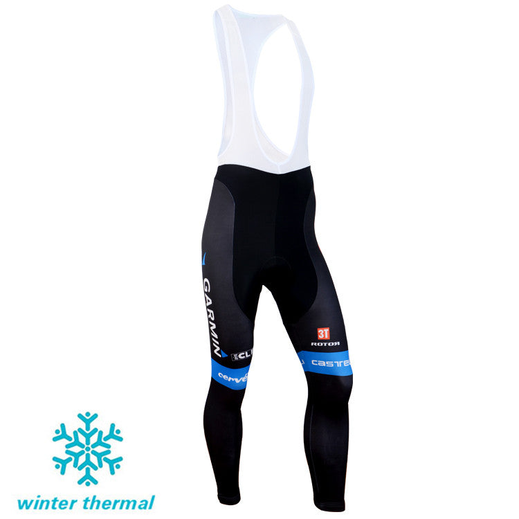 Winter Fleece Long Sleeve Cycling Jersey (Bib) Pants 082
