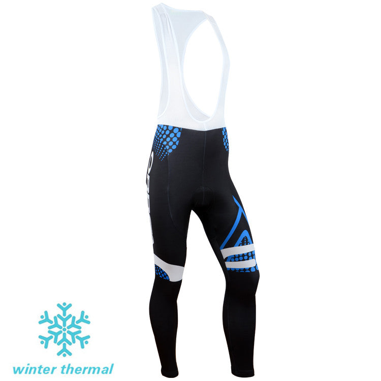 Winter Fleece Long Sleeve Cycling Jersey (Bib) Pants 099