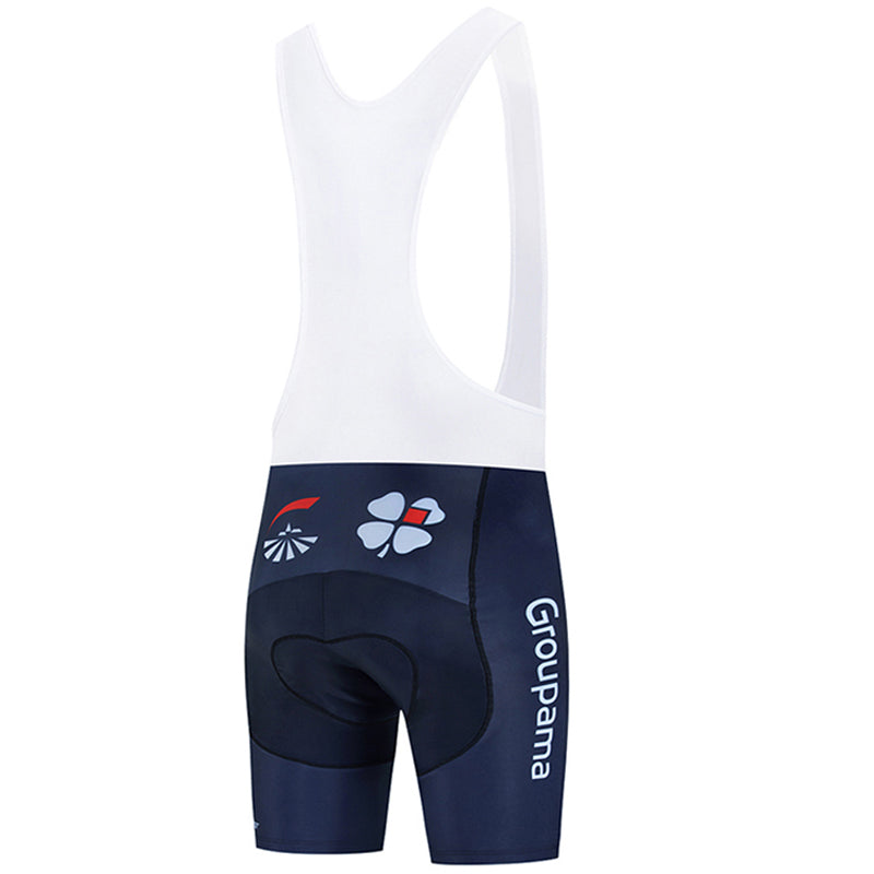 Men's Breathable Short Sleeve Cycling Jersey (Bib) Shorts FDJ007-AC
