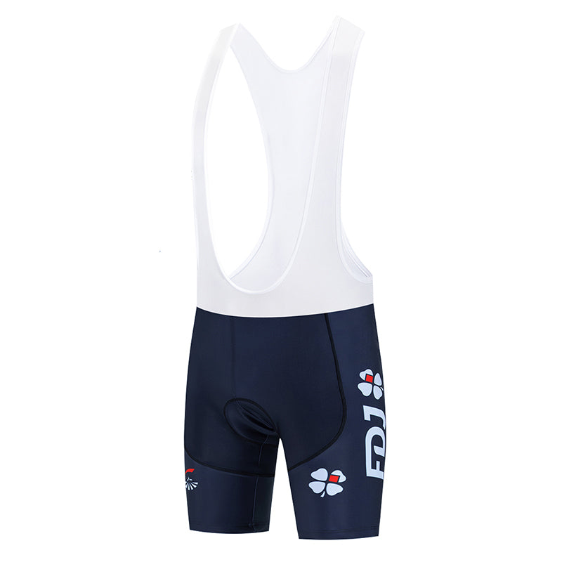 Men's Breathable Short Sleeve Cycling Jersey (Bib) Shorts FDJ007-AC