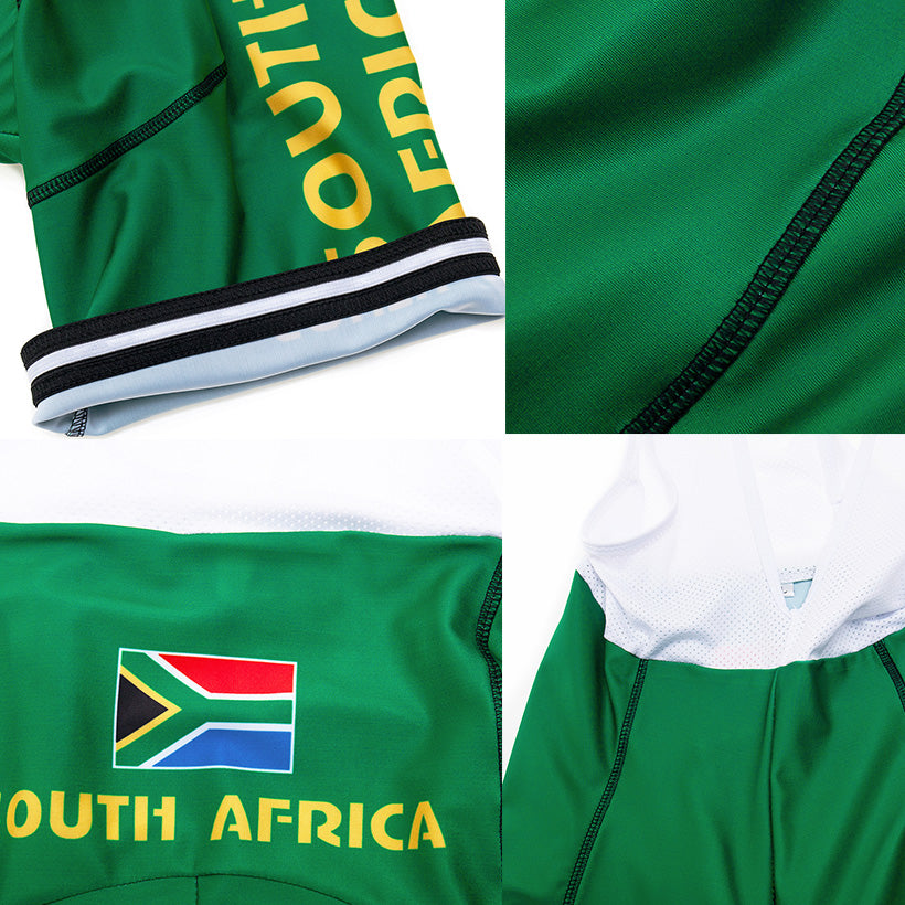 Men's Breathable Short Sleeve Cycling Jersey (Bib) Shorts South Africa001-AC