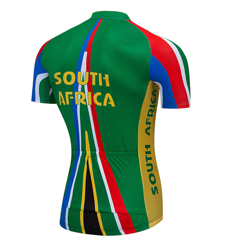 Men's Breathable Short Sleeve Cycling Jersey (Bib) Shorts South Africa001-AC
