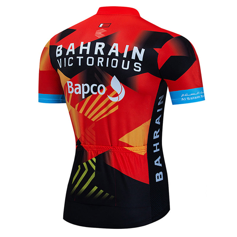 Men's Breathable Short Sleeve Cycling Jersey (Bib) Shorts Bahrain003-AC