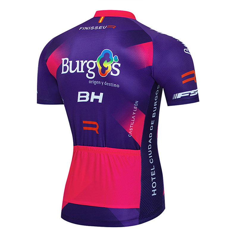 Men's Breathable Short Sleeve Cycling Jersey (Bib) Shorts Burges-003-AC