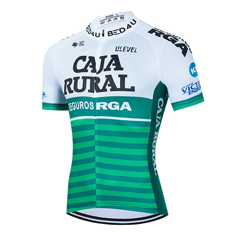 Men's Breathable Short Sleeve Cycling Jersey (Bib) Shorts Denmark-001-AC