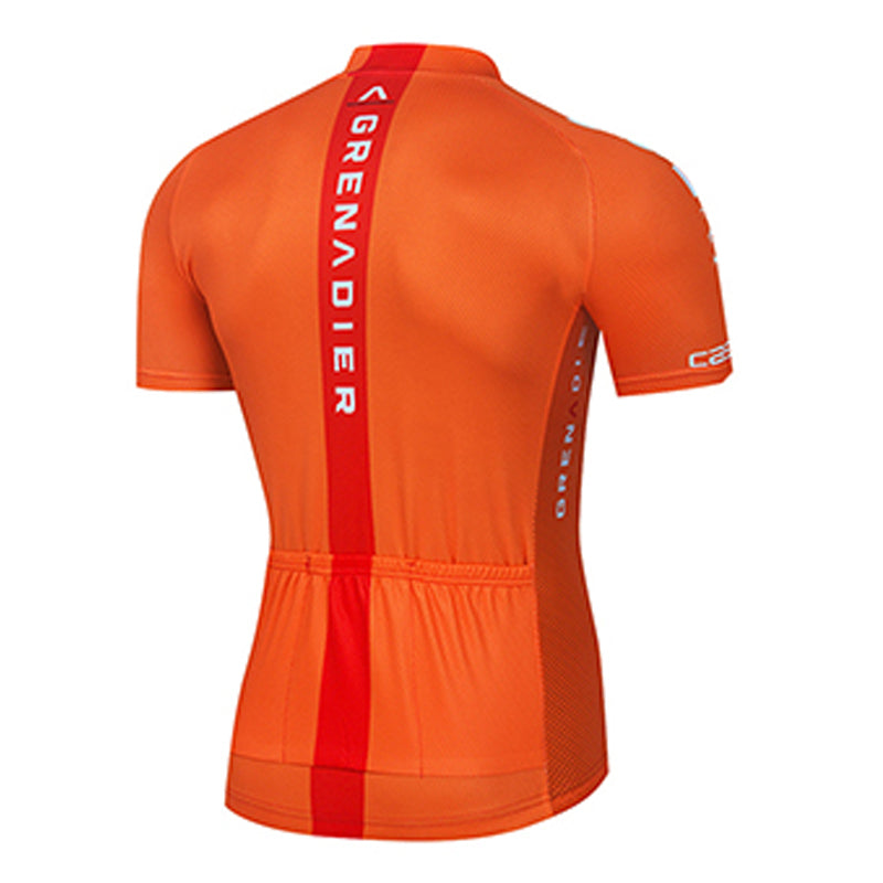 Men's Breathable Short Sleeve Cycling Jersey (Bib) Shorts Ineos-004-AC