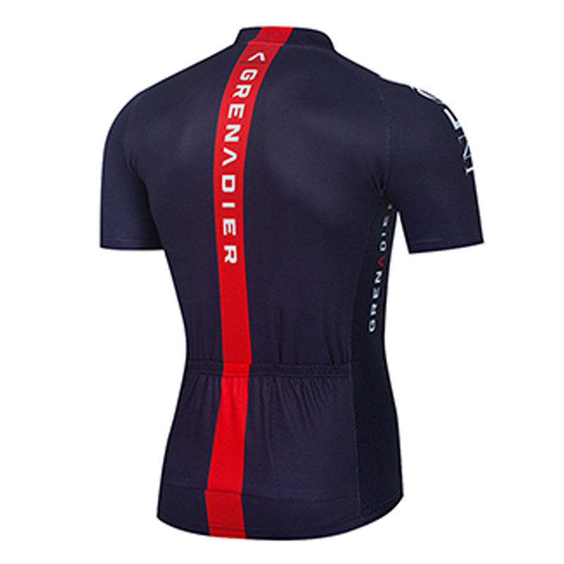 Men's Breathable Short Sleeve Cycling Jersey (Bib) Shorts Ineos-005-AC