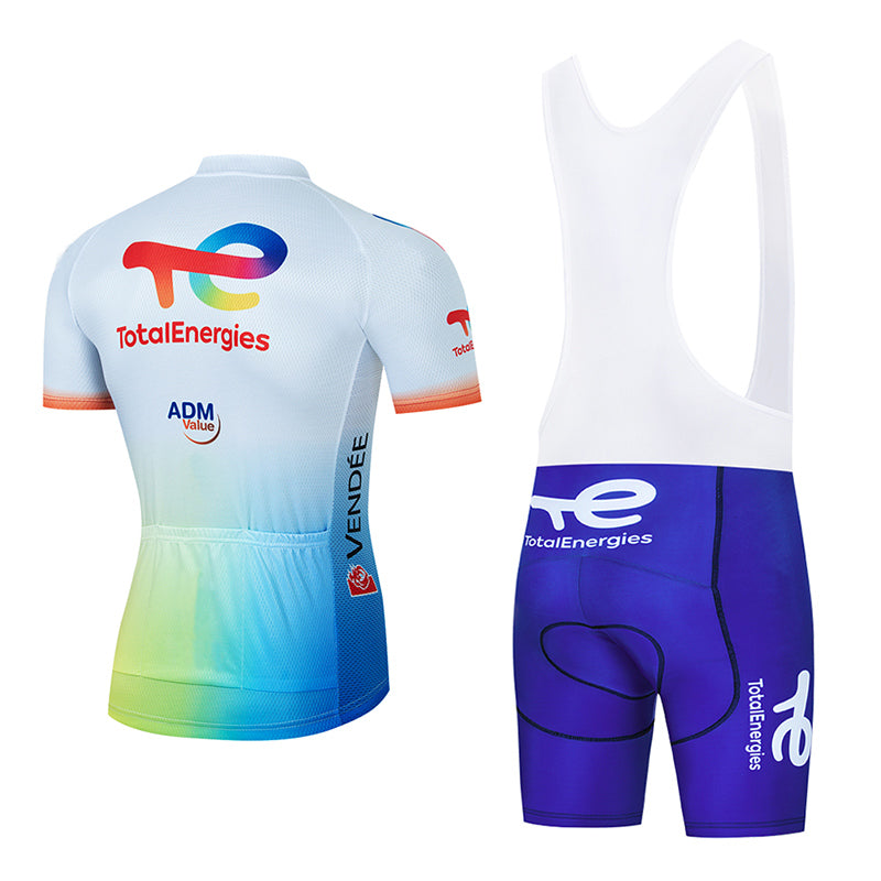 Men's Breathable Short Sleeve Cycling Jersey (Bib) Shorts Ineos-006-AC