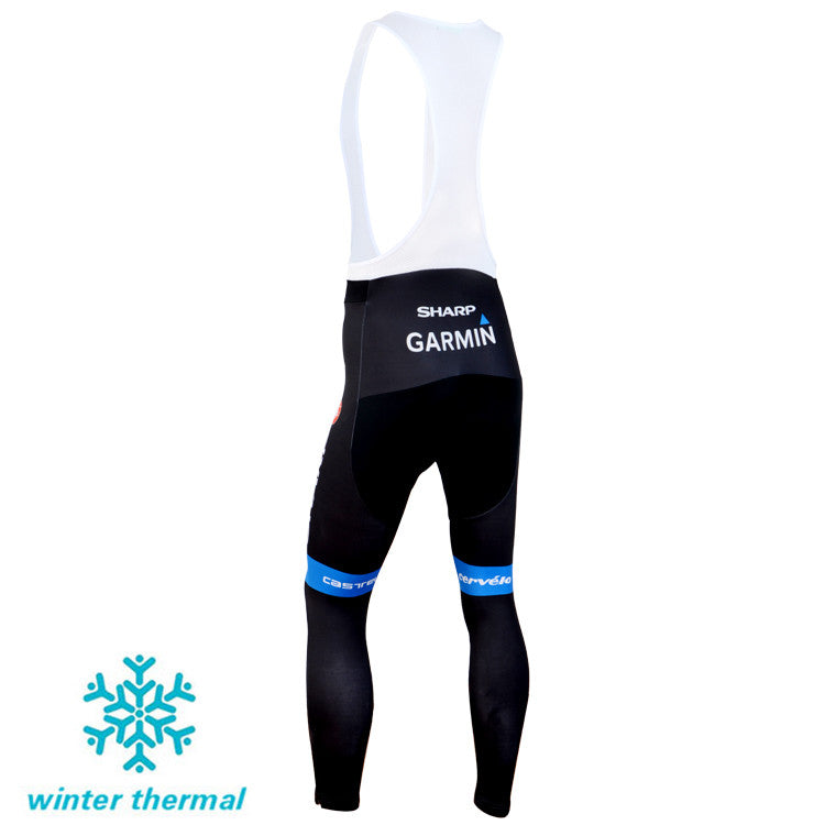 Winter Fleece Long Sleeve Cycling Jersey (Bib) Pants 082