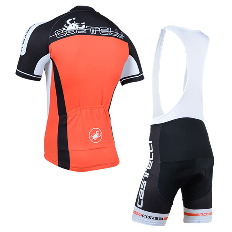 Men's Short Sleeve Cycling Jersey (Bib) Shorts Castelli 114