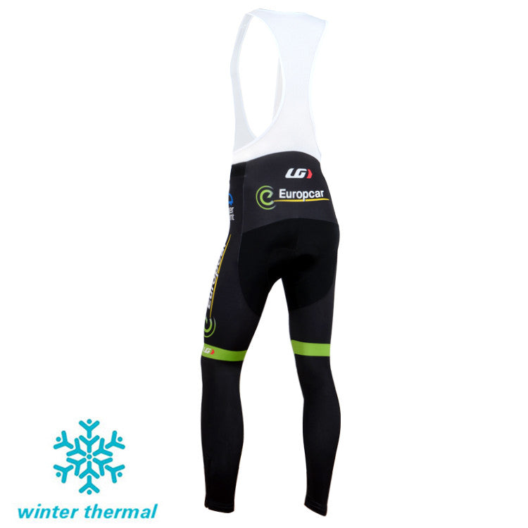 Winter Fleece Long Sleeve Cycling Jersey (Bib) Pants 084
