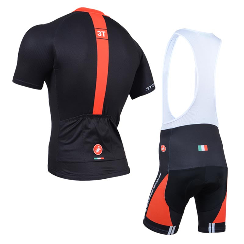 Men's Short Sleeve Cycling Jersey (Bib) Shorts Castelli 144