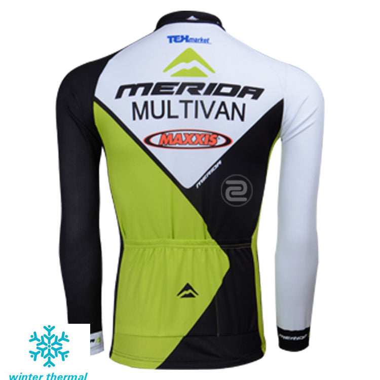 Winter Fleece Long Sleeve Cycling Jersey (Bib) Pants 121