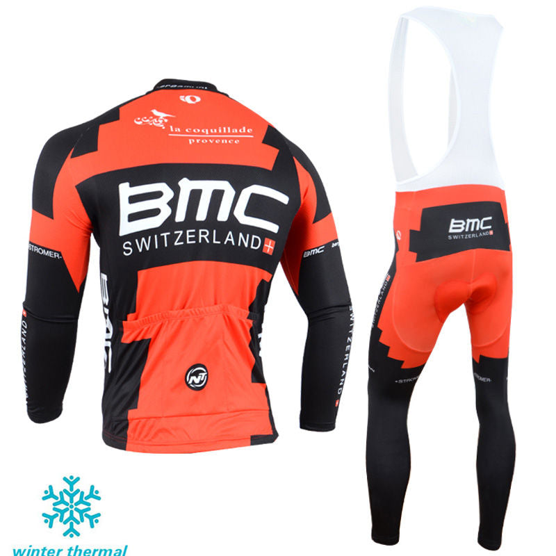 Winter Fleece Long Sleeve Cycling Jersey (Bib) Pants 125