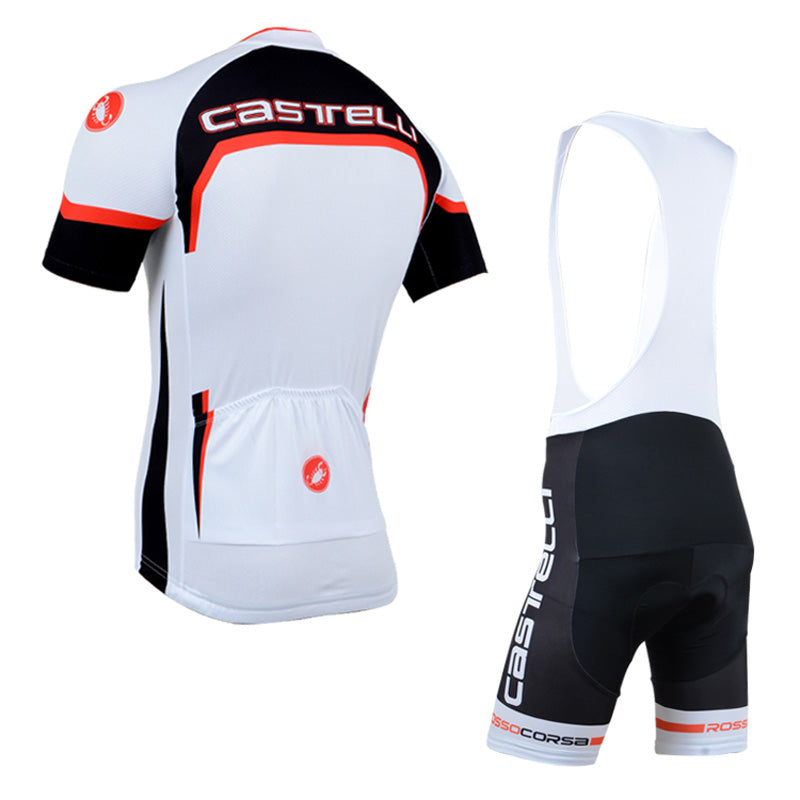 Men's Short Sleeve Cycling Jersey (Bib) Shorts Castelli 111