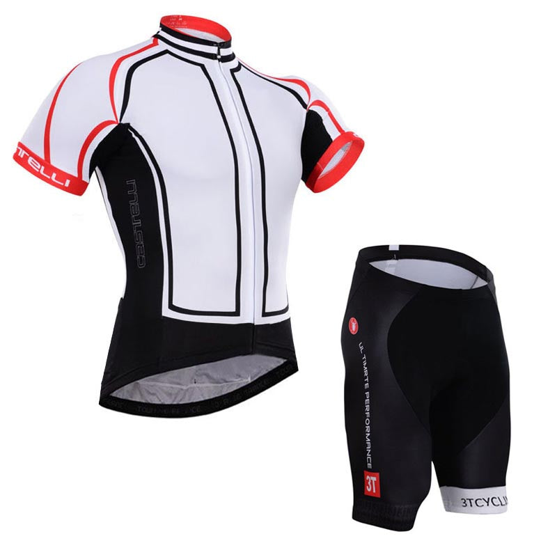 Men's Short Sleeve Cycling Jersey (Bib) Shorts Castelli 246