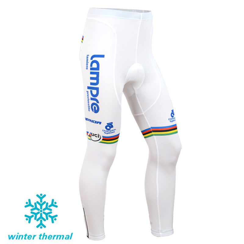 Winter Fleece Long Sleeve Cycling Jersey (Bib) Pants 081