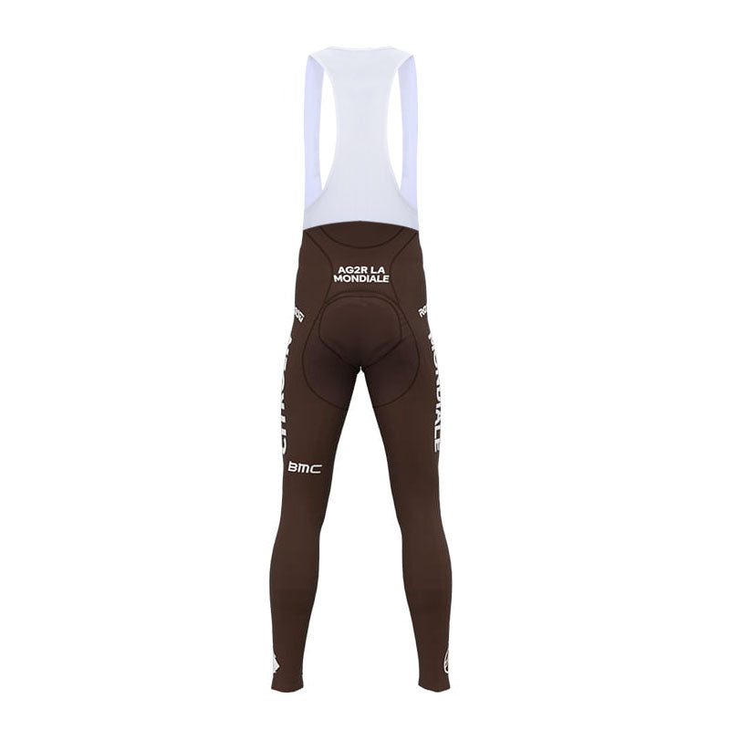 AG2R CITRO?N TEAM LONG SLEEVE JERSEY Bib Pants WHITE - MAROON - RED
