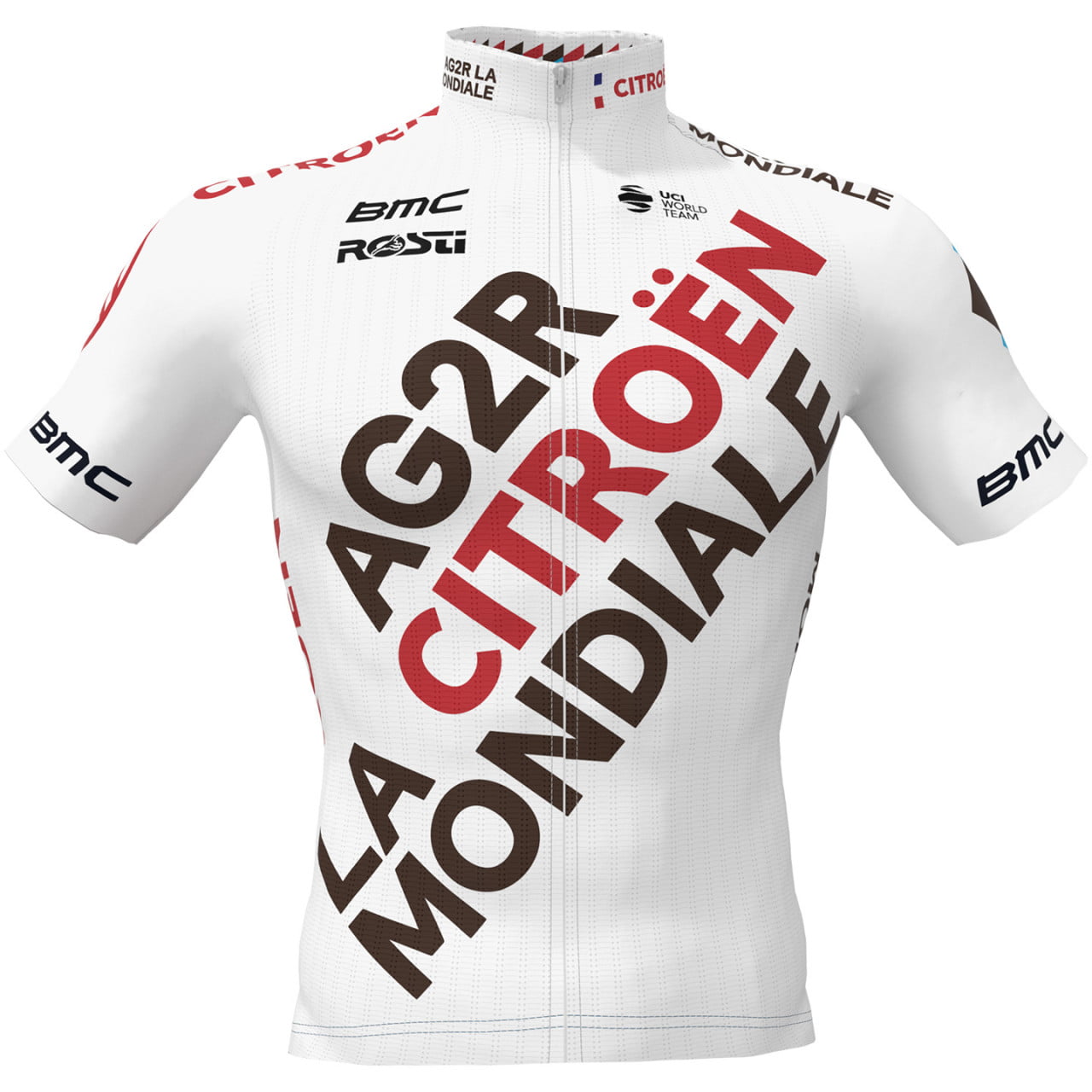 Men's Short Sleeve Cycling Jersey (Bib) Shorts AG2R-2022-001-AC