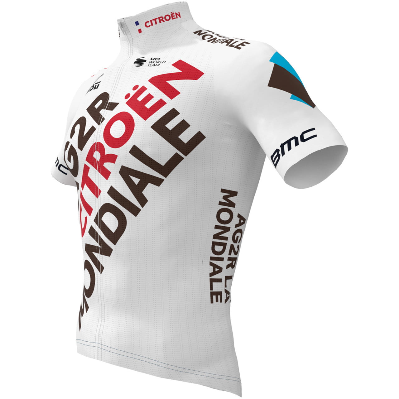 Men's Short Sleeve Cycling Jersey (Bib) Shorts AG2R-2022-001-AC