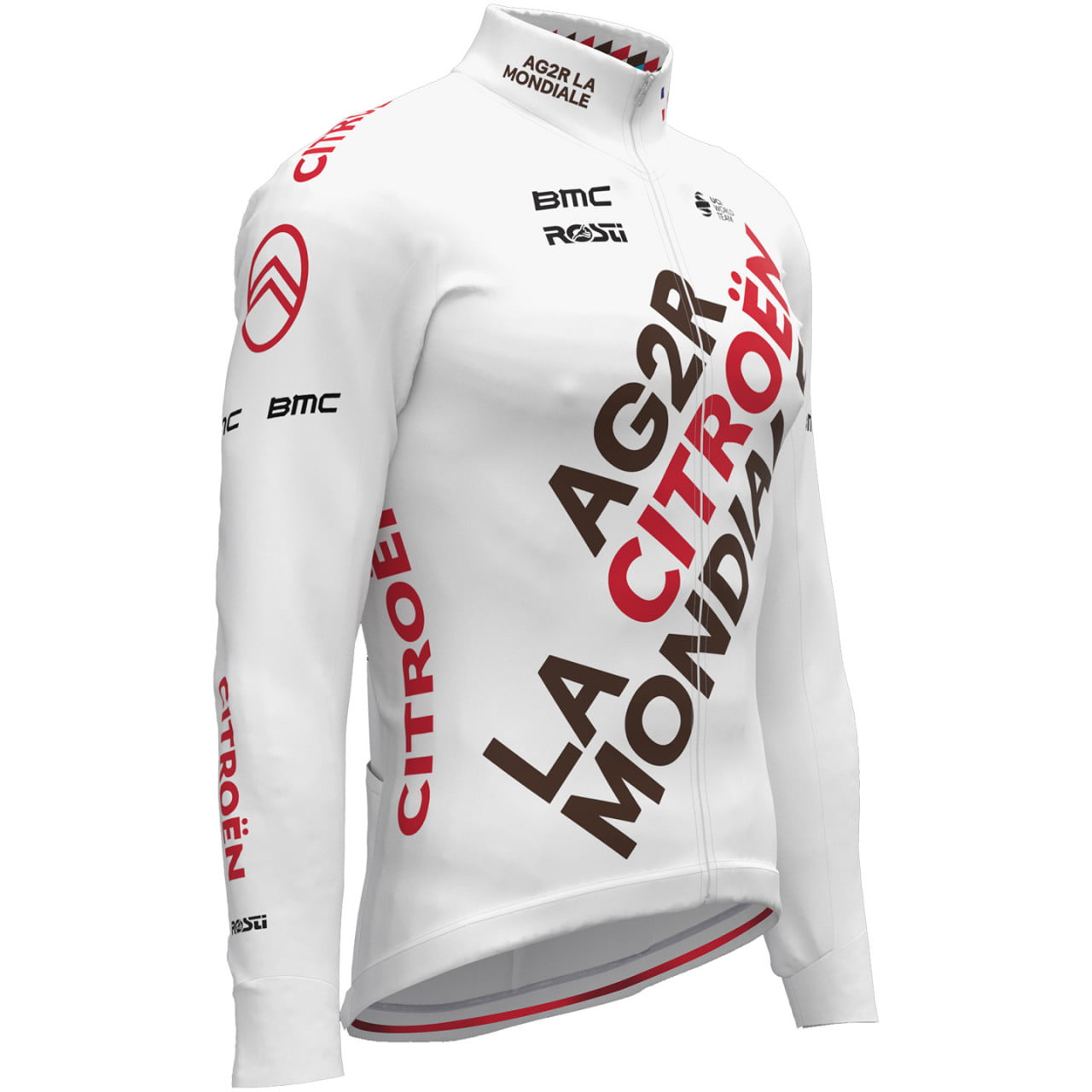 AG2R Cycling Long Sleeve Jersey Bib Pants MTB Riding Sets AG2R-2022-001-DF