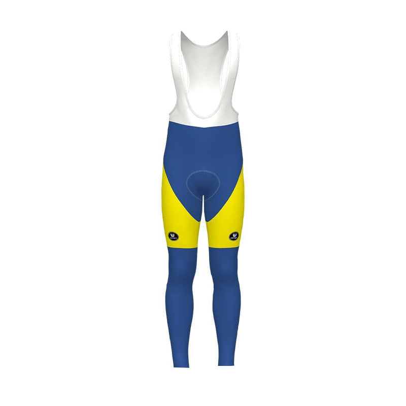 SPORT VLAANDEREN-BALOISE LONG SLEEVE JERSEY Bib Pants BLUE - YELLOW