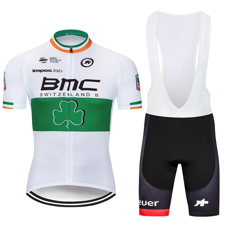 Men's Short Sleeve Cycling Jersey (Bib) Shorts BMC-003