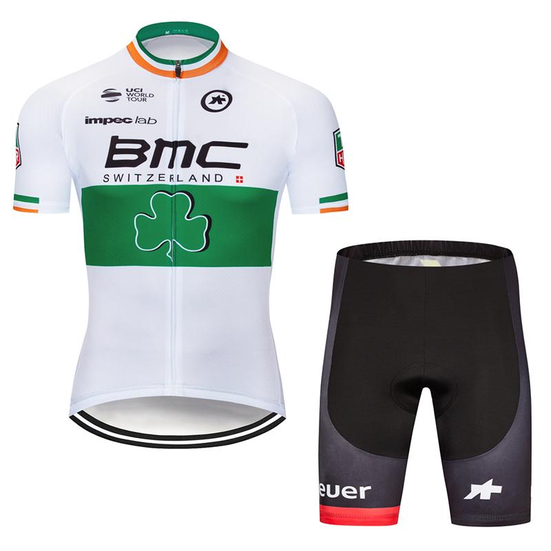 Men's Short Sleeve Cycling Jersey (Bib) Shorts BMC-003