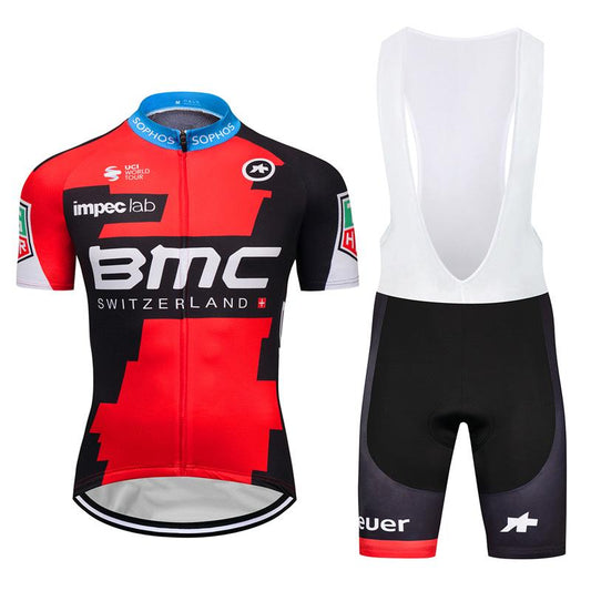 Men's Short Sleeve Cycling Jersey (Bib) Shorts BMC-001