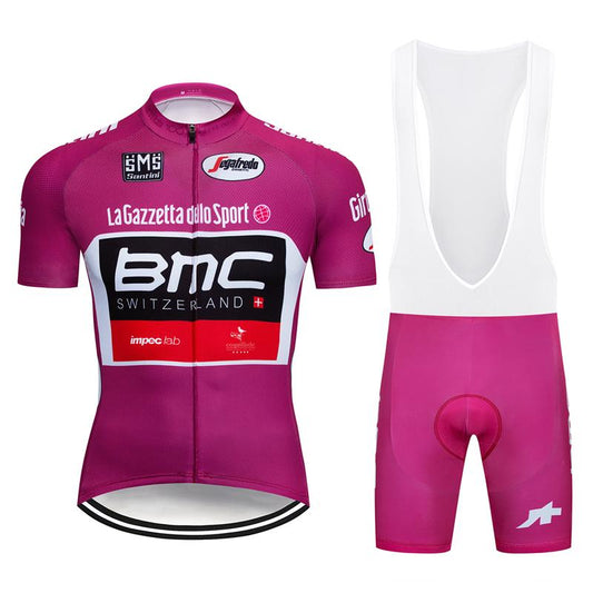 Men's Short Sleeve Cycling Jersey (Bib) Shorts BMC-002