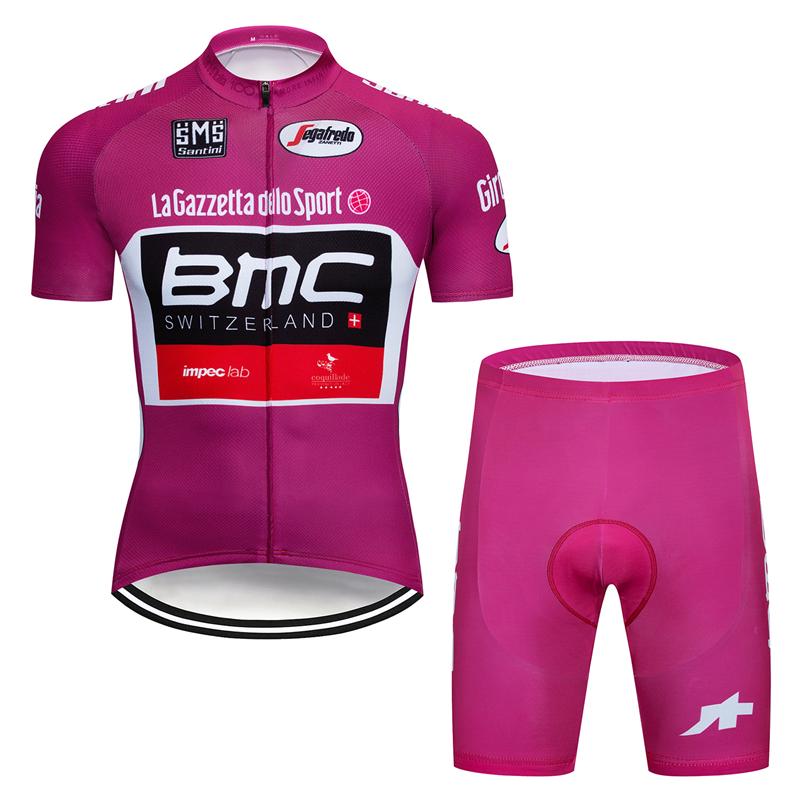 Men's Short Sleeve Cycling Jersey (Bib) Shorts BMC-002