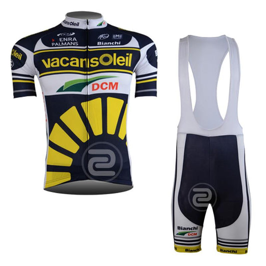 Men's Short Sleeve Cycling Jersey (Bib) Shorts Bianchi-002