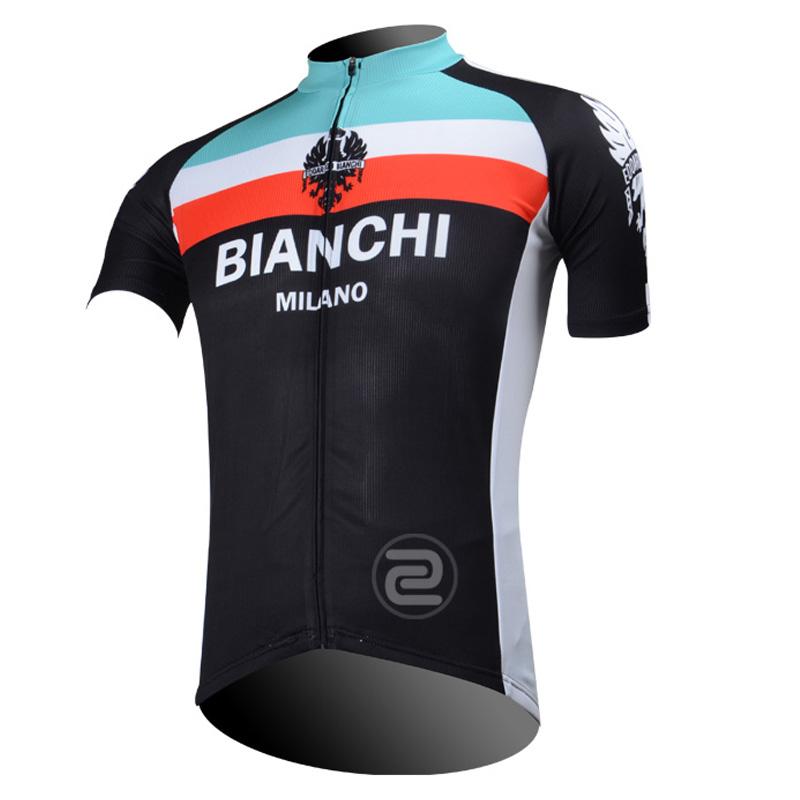 Men's Short Sleeve Cycling Jersey (Bib) Shorts Bianchi-003