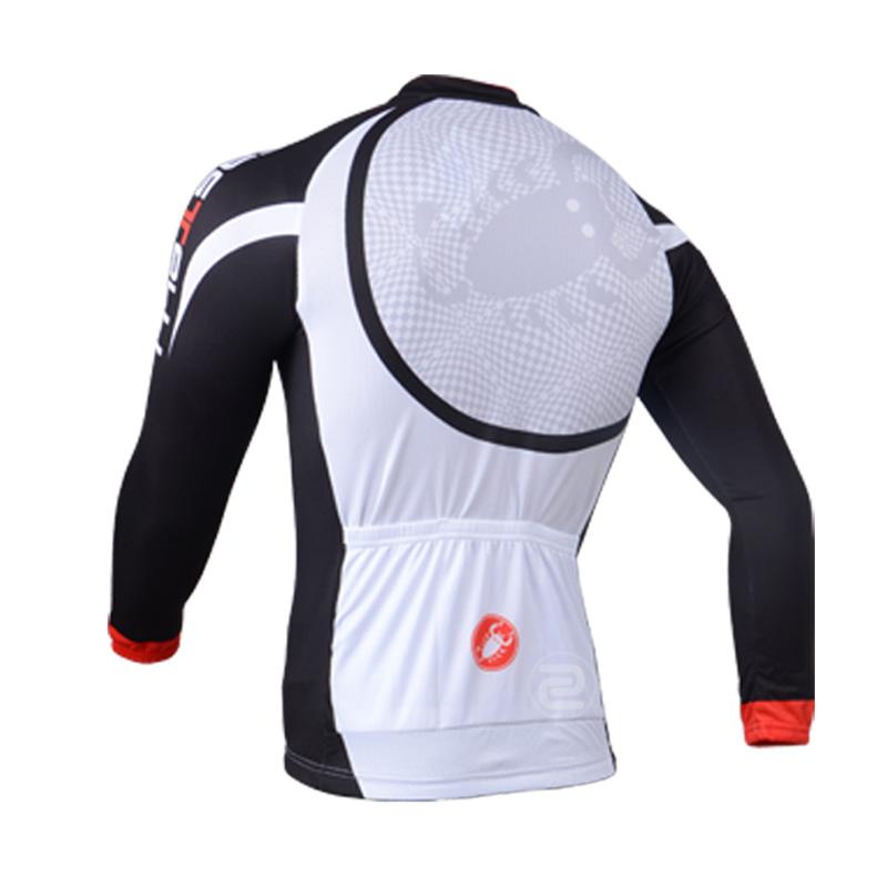 Men's long Sleeve Cycling Jersey (Bib) longs Castelli-002